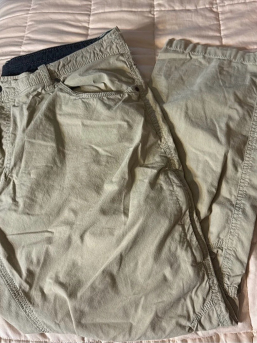 Swiss Tech Men's Chino Pants in Sage Green